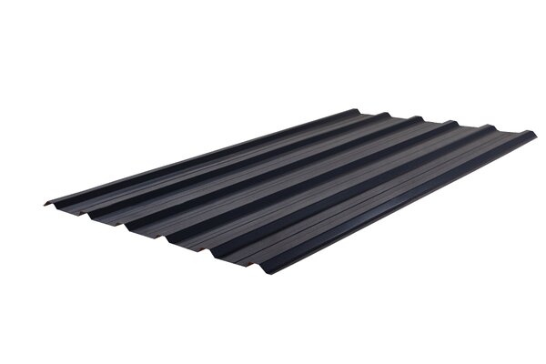 მუქი ნაცრისფერი თურქული 0,50X1160(RAL-7024) თუნუქის პროფილური სახურავი